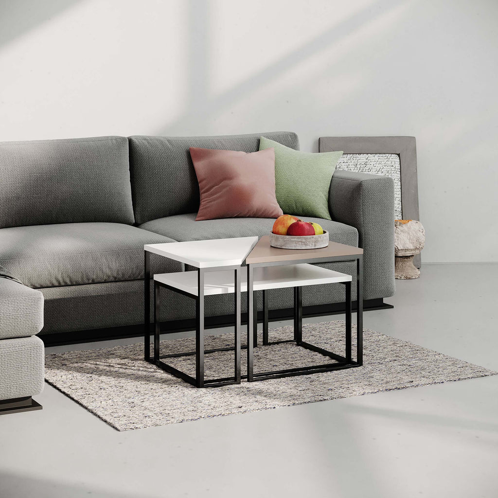 Decortieliving - Ohlady Modern Coffee Table Multipurpose H 41.8cm