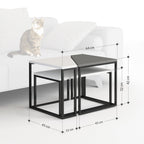 Decortieliving - Ohlady Modern Coffee Table Multipurpose H 41.8cm