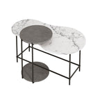 Decortieliving - Cuddle Coffee Table - Modern 2-piece Nested Set