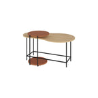 Decortieliving - Cuddle Coffee Table - Modern 2-piece Nested Set