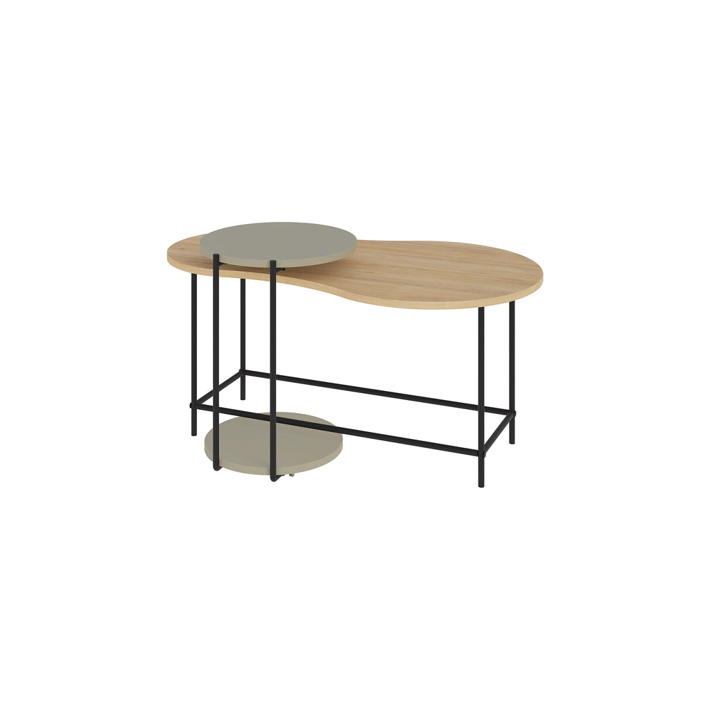 Table basse gigogne Cuddle - Ensemble moderne de 2 pièces