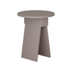 Decortieliving - Chen Side Table – Modern Round Accent Table for Living Room, Bedroom or Entryway