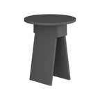 Decortieliving - Chen Side Table – Modern Round Accent Table for Living Room, Bedroom or Entryway