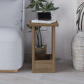 Decortieliving - Tasos Side Table – Modern Compact Side Table for Bedside & Sofa