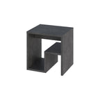 Decortieliving - Bon Side Table with Magazine Rack – Compact Modern End Table for Small Spaces