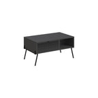 Decortieliving - Naive Anthracite Grey Coffee Table - UV Pattern (w) 103cm (d) 60cm