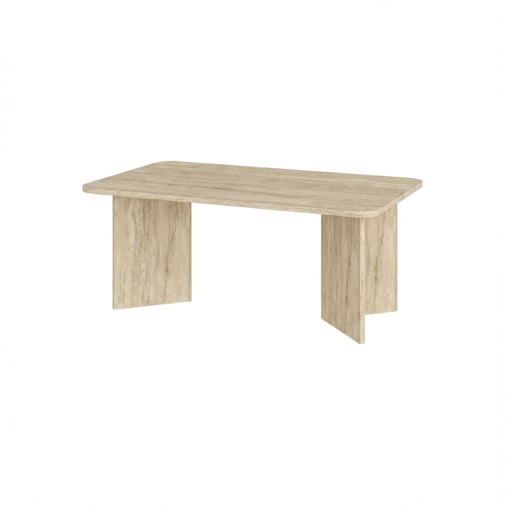 Decortieliving - Sam Modern Radius Coffee Table - 60x100 cm