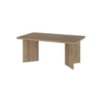 Decortieliving - Sam Modern Radius Coffee Table - 60x100 cm