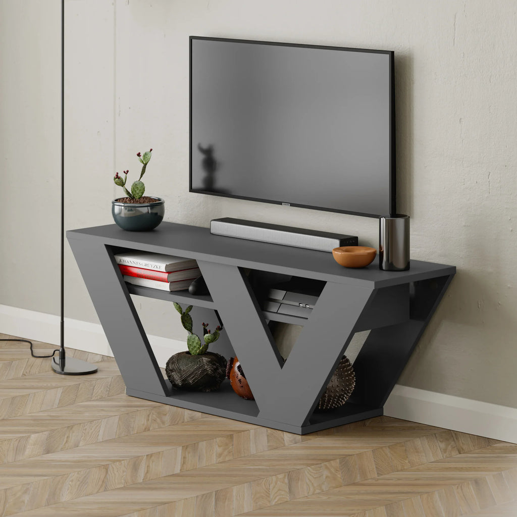 Decortieliving - Pipralla Modern TV Stand 110 cm