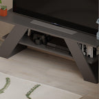 Decortieliving - Farfalla Modern TV Stand Multimedia Centre TV Unit With Shelves 120cm