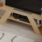 Decortieliving - Farfalla Modern TV Stand Multimedia Centre TV Unit With Shelves 120cm