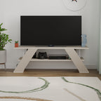 Decortieliving - Farfalla Modern TV Stand Multimedia Centre TV Unit With Shelves 120cm