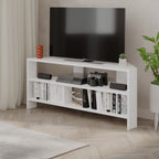 Decortieliving - Thales Corner Modern TV Stand Multimedia Centre Corner 110cm