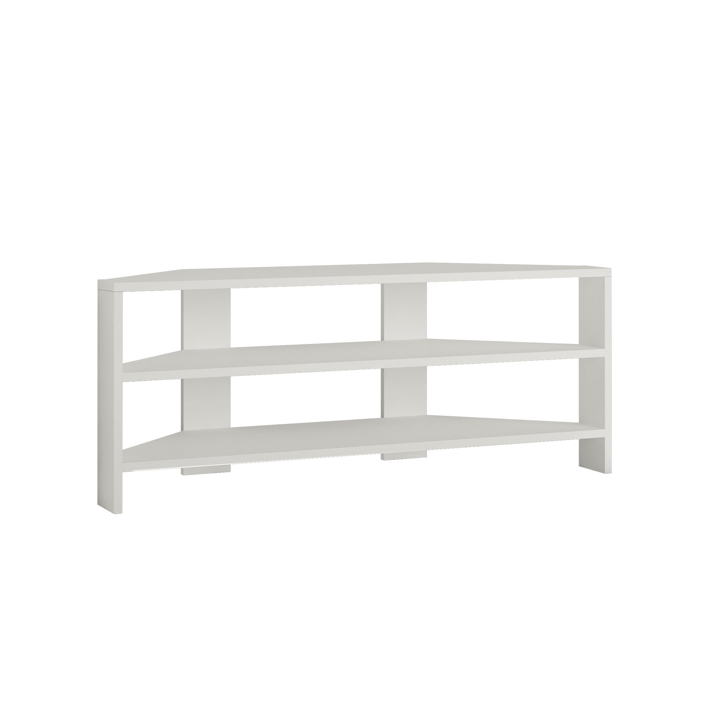 Decortieliving - Thales Corner Modern TV Stand Multimedia Centre Corner 110cm