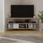 Decortieliving - Thales Corner Modern TV Stand Multimedia Centre Corner 110cm
