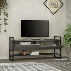 Decortieliving - Metola Modern TV Stand Multimedia Stand TV Unit With Storage Cabinet 130cm