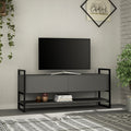 Decortieliving - Metola Modern TV Stand Multimedia Stand TV Unit With Storage Cabinet 130cm