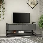 Decortieliving - Metola Modern TV Stand Multimedia Stand TV Unit With Storage Cabinet 130cm