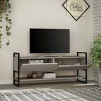 Decortieliving - Metola Modern TV Stand Multimedia Stand TV Unit With Storage Cabinet 130cm
