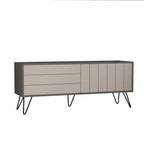 Decortieliving - Picadilly Modern TV Stand Multimedia Centre With Storage Cabinet 139cm