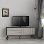 Decortieliving - Picadilly Modern TV Stand Multimedia Centre With Storage Cabinet 139cm