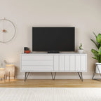 Decortieliving - Picadilly Modern TV Stand Multimedia Centre With Storage Cabinet 139cm