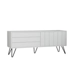 Decortieliving - Picadilly Modern TV Stand Multimedia Centre With Storage Cabinet 139cm