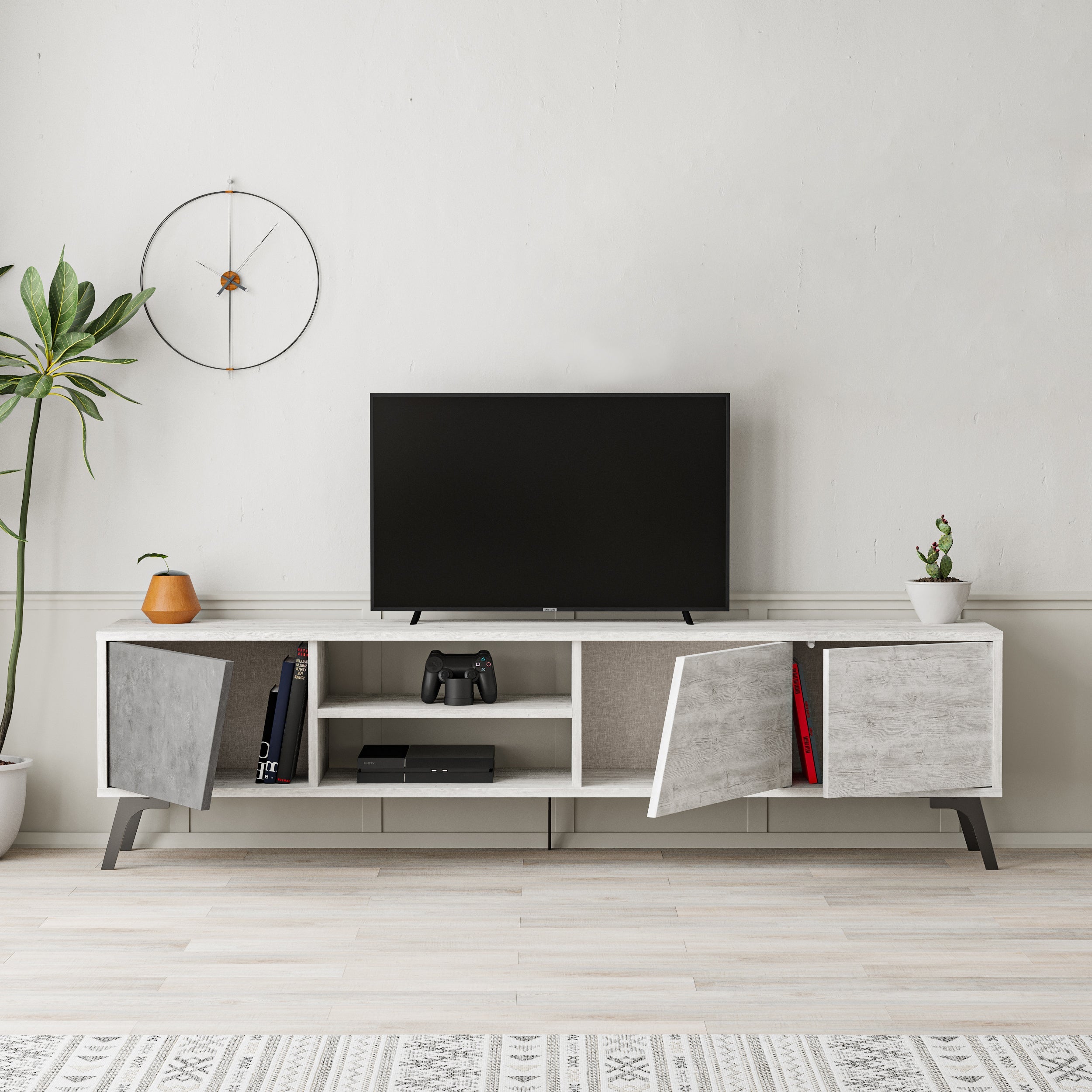 Decortieliving - Fiona Modern Tv Stand 180cm