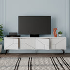 Decortieliving - Dune Modern TV Stand With Storage Cabinet 180cm