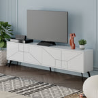 Decortieliving - Dune Modern TV Stand With Storage Cabinet 180cm