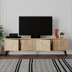 Decortieliving - Dune Modern TV Stand With Storage Cabinet 180cm