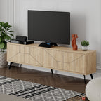 Decortieliving - Dune Modern TV Stand With Storage Cabinet 180cm