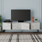 Decortieliving - Dune Modern TV Stand With Storage Cabinet 180cm