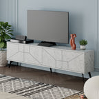 Decortieliving - Dune Modern TV Stand With Storage Cabinet 180cm