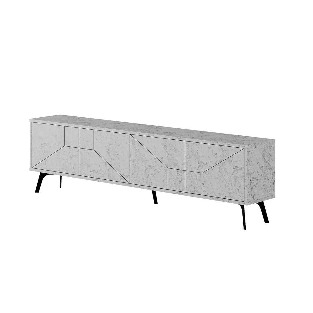Decortieliving - Dune Modern TV Stand With Storage Cabinet 180cm