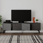 Decortieliving - Dune Modern TV Stand With Storage Cabinet 180cm