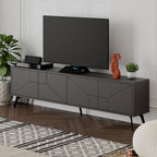 Decortieliving - Dune Modern TV Stand With Storage Cabinet 180cm