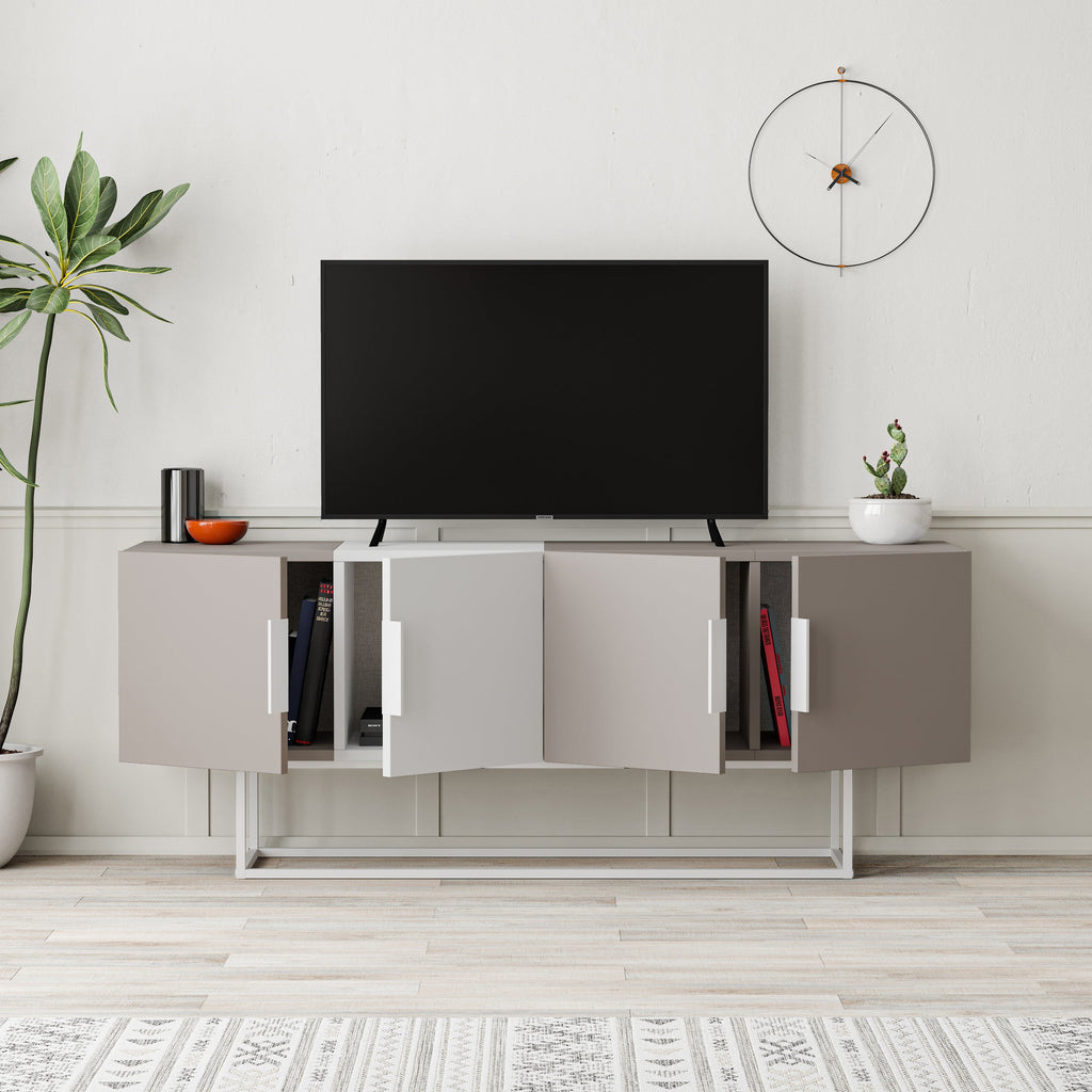 Decortieliving - Tontini Modern TV Stand Multimedia Centre