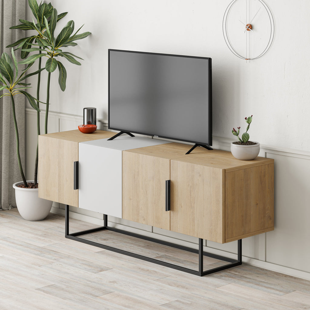Decortieliving - Tontini Modern TV Stand Multimedia Centre