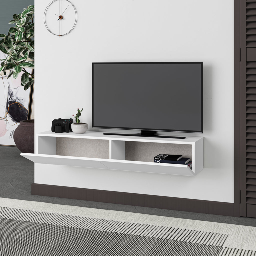 Decortieliving - Francy Modern Wall-Mounted TV Unit 135cm
