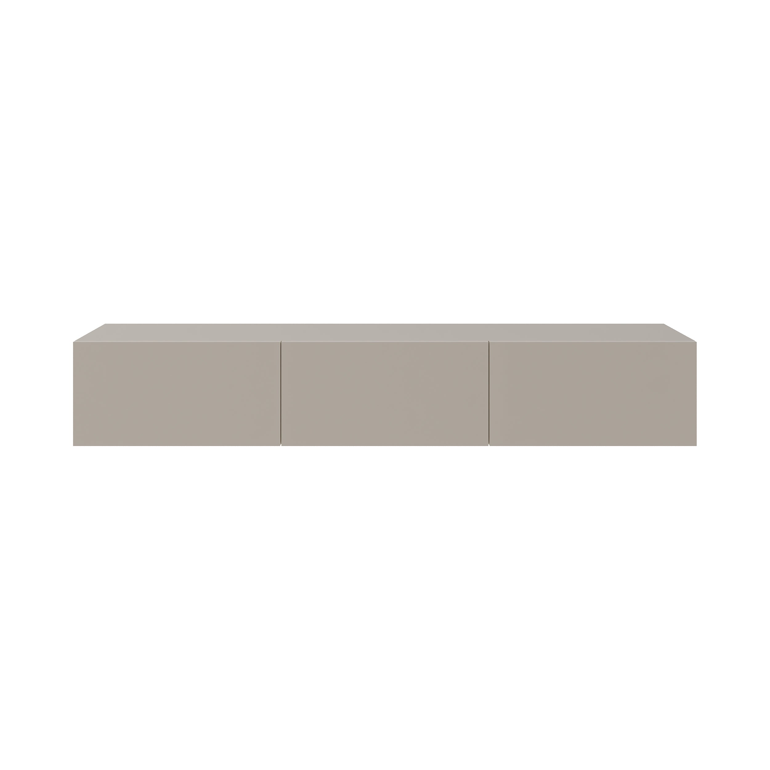 Meuble TV moderne Francy - Mural - 3 compartiments - 180 cm
