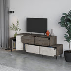 Decortieliving - Hermes Modern TV Stand Multimedia Centre With Storage Cabinet 171.2 cm
