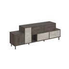 Decortieliving - Hermes Modern TV Stand Multimedia Centre With Storage Cabinet 171.2 cm