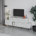 Decortieliving - Hermes Modern TV Stand Multimedia Centre With Storage Cabinet 171.2 cm