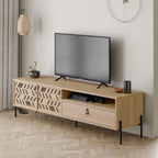 Decortieliving - Dionysos Modern TV Stand Multimedia Stand TV Unit With Storage Cabinet 170cm