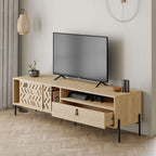 Decortieliving - Dionysos Modern TV Stand Multimedia Stand TV Unit With Storage Cabinet 170cm