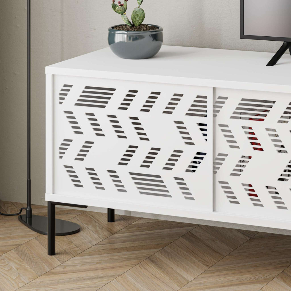 Decortieliving - Dionysos Modern TV Stand Multimedia Stand TV Unit With Storage Cabinet 170cm