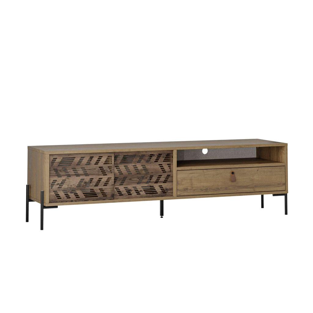 Decortieliving - Dionysos Modern TV Stand Multimedia Stand TV Unit With Storage Cabinet 170cm