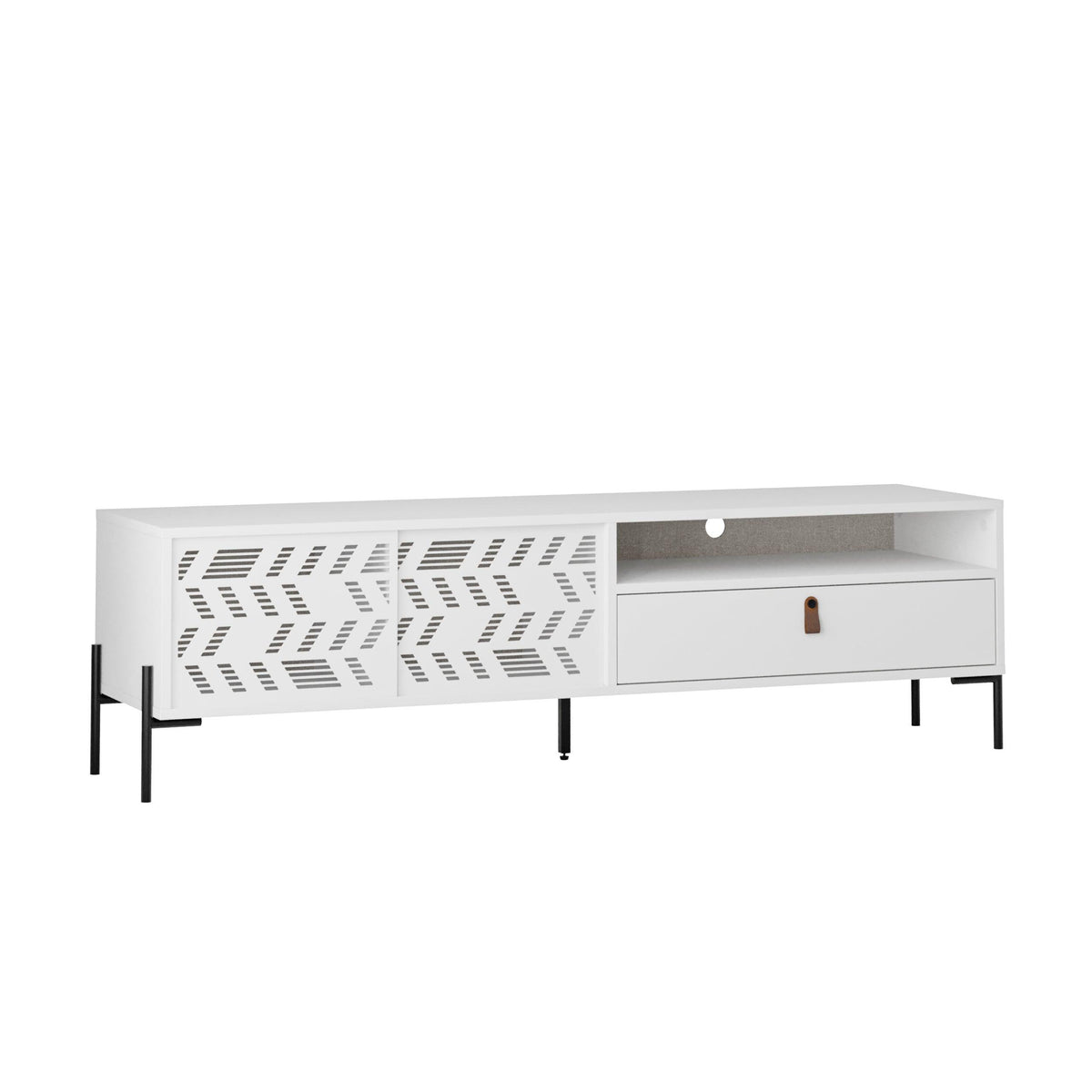 Decortieliving - Dionysos Modern TV Stand Multimedia Stand TV Unit With Storage Cabinet 170cm