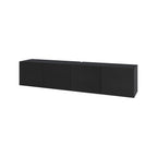 Decortieliving - Combe Floating Wall-Mounted TV Unit 180cm (W) Soft-Close 4 Doors